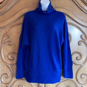 Sportwhirl cashmere & pearl sweater